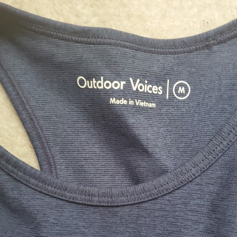 Outdoor Voices Blue and Black Mini Dress - Picture 2 of 5